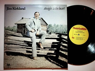 Jim Kirkland Straight To The Heart Gospel Christian Vinyl LP Record VG+ - Image 1 of 4