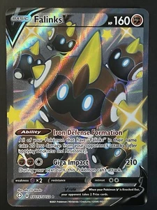 NM Falinks V SV115/SV122 Full Art Shiny - Shining Fates - Pokemon Card - Picture 1 of 10