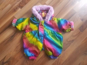 Baby Schneeoverall Schneeanzug Winteranzug Overall Gr 62 Einteiler m. Kapuze Top - Bild 1 von 3
