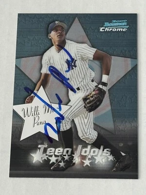 Wily Mo Pena 2000 Bowman Chrome Authentic Signed Autograph Auto RC Card Yankees - Image 1 of 3