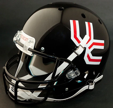 CINCINNATI BEARCATS 1985-1988 Schutt AiR XP Authentic GAMEDAY Football Helmet Cover