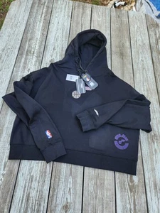 Utah Jazz Pro Standard NBA Women Sweatshirt Hoodie Rhinestone Bling Black XL New - Picture 1 of 6