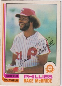 1982 O-Pee-Chee MLB #92 Bake McBride Phillies Cardinals ROY - Picture 1 of 2