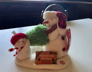 Hallmark 2014 Jingle Pals PERFECT PINE TREE FARM Animated Snowman Plush W/TAG - Picture 1 of 8