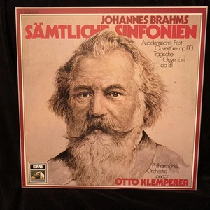 BRAHMS Symphonies Complete & Overtures - KLEMPERER - EMI ST 4LP BOX NM - Imagen 1 de 5