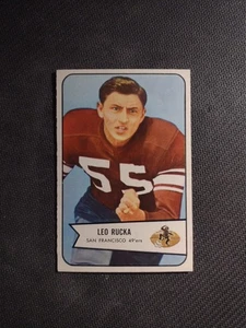 1954 Bowman #18 LEO RUCKA San Francisco 49ers  Centered NRMT  - Picture 1 of 3