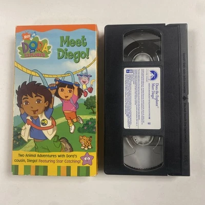 Dora The Explorer VHS Tape Meet Diego! VHS 2003 - Image 1 of 4