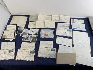 Vintage 1930-50’s Personal Handwritten Letters Correspondence Greece Chicago - Bild 1 von 11