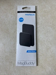 NEW Naztech MagBuddy Metal Plates Magnets for Universal Mount for any phone 2pk - Picture 1 of 5