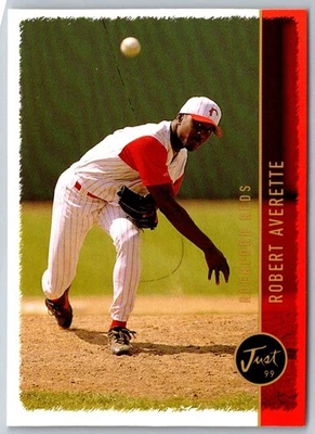 1999 Just Robert Averette #154 Rockford Reds Baseball Card - Image 1 of 2
