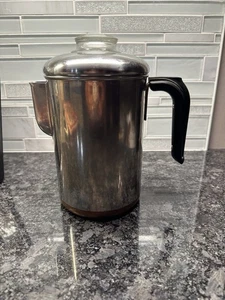 VTG RevereWare 8 Cup Coffee Percolator All Parts Included - Picture 1 of 8