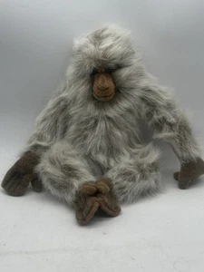 Peluche Mono Vintage Salem Hansa 24cm Blanco Marrón Arte 3228 con Etiqueta Original - Imagen 1 de 14