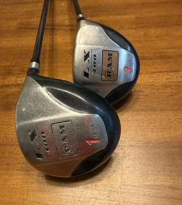 Ram LX 500 Driver & 3 Wood Set Right Handed Graphite Shaft - Image 1 of 4