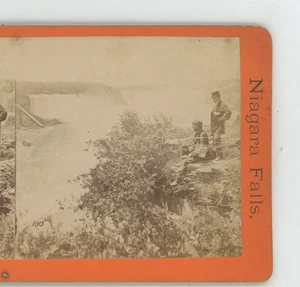 Falls From Victoria Point Niagara Falls E&HT Anthony Stereoview c1865 - Bild 1 von 3