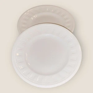 Wedgwood Colosseum 2x Salatteller 8" weiß English Bone China guter Zustand - Bild 1 von 9