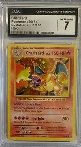 Near Mint 2016 Charizard 11/108 Evolutions Holo CGC 7 - Bild 1 von 2