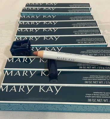 10- Mary Kay Weekender Lip Pencil with Sharpener Pink Sand Full Size- NIB - Image 1 of 4