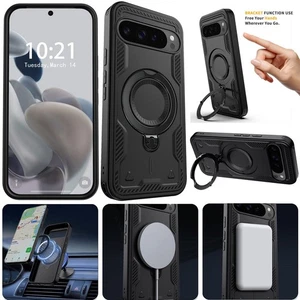 For Google Pixel 10/10 Pro/10 Pro XL Case Shockproof Rugged Ring Kickstand Cover - Picture 1 of 46