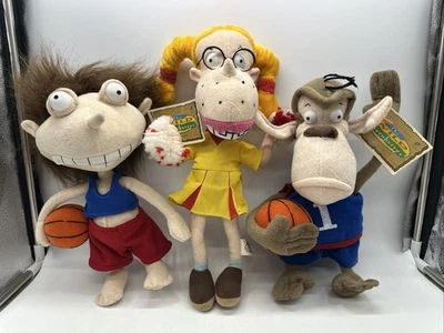 The Wild Thornberrys Donny, Eliza & Darwin Posable Plush Nanco 2003 Nick - Image 1 of 4