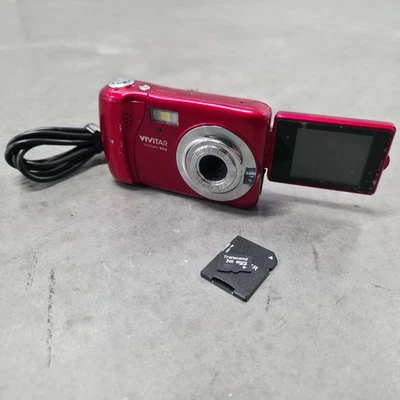 Vivitar ViviCam XX14 20MP HD Selfie Digital Camera 4X Zoom w/ 2GB and Cable - Image 1 of 4