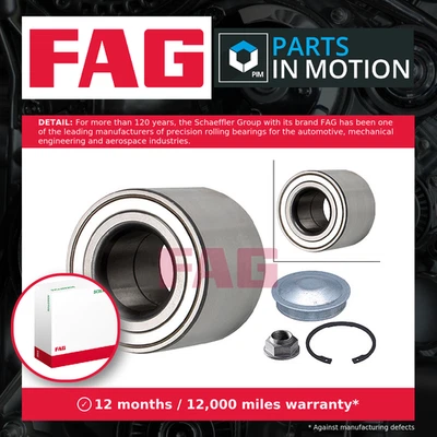 Wheel Bearing Kit fits LADA LARGUS 1.6 Rear 2018 on 21129 FAG 432102069R Quality - Image 1 of 4