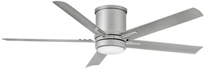 52" Hinkley Vail Flush Nickel Wet Hugger Smart Ceiling Fan with Remote - Picture 1 of 1