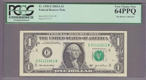01111011 - TRUE BINARY - PCGS 64 FROM THE RICKEY COLLECTION - DEC#123 - evTT76bg - Picture 1 of 2