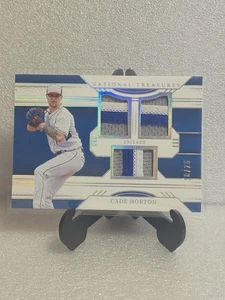 Cade Horton 2024 Panini National Treasures Triple Relic /25 Chicago Cubs - Picture 1 of 7