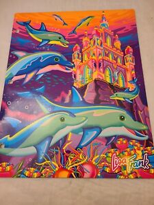 Lisa Frank Fantastic World Fantasea Castle Coral Reef Dolphins Folder Portfolio