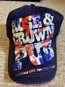 Rose & Crown Pub Hat Ball Cap Epcot WDW NWT UK - Picture 1 of 5