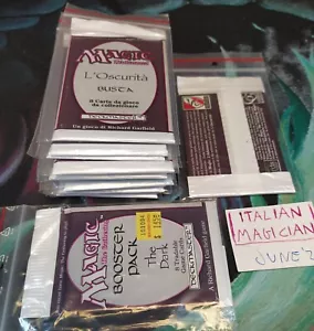 Magic The Gathering: 1x BOOSTER PACK The Dark MTG Factory SEALED L' Oscurità ITA - Foto 1 di 2