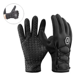 ROCKBROS Fahhrad Winterhandschuhe Warm Handschuhe Touchscreen Wasserdicht DHL - Bild 1 von 9