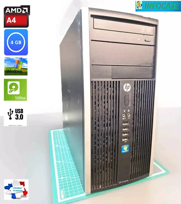 HP COMPAQ PRO 6305 MT AMD A4-5300B APU 3,40 GHZ/4 GB DDR3/500 GB/WINDOWS XP PRO Foto 1 de 4