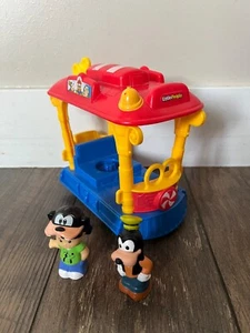 Fisher Price Little People Magic Of Disney Goofy Jolly Trolley Sounds Music 2013 - Picture 1 of 6