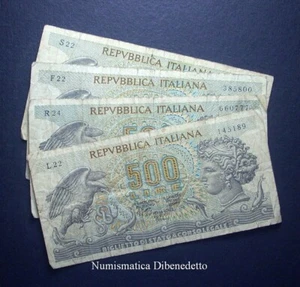 B - Repubblica Italiana - 500 Lire Aretusa 1970 - Foto 1 di 1