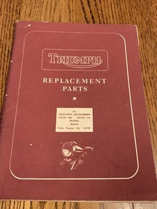 1954 TRIUMPH TEILEKATALOG SPEEDTWIN THUNDERBIRD,TIGER 100,TIGER 110,TROPHÄE - Bild 1 von 12