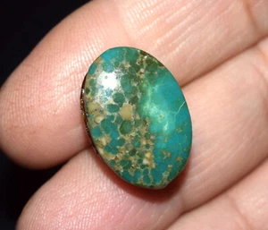 14.00 Ct Natural Sleeping Beauty Arizona Turquoise Oval Cabochon Gemstone - Picture 1 of 5