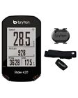 -Bryton Rider 420T GPS Ciclocomputer + Fascia Cardio + Sensore Cadenza, Nero