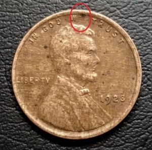 1 Cent "Lincoln - Wheat Ears Reverse" - 1923 - "Woody" & Missing Letter Errors - Picture 1 of 3