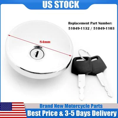 Fuel Gas Tank Cap Fit for Kawasaki VN1500 Vulcan Drifter Classic Tourer 96-04 T1 - Image 1 of 4