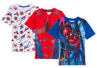 Boys 3 Pack Spiderman T-Shirts Kids Marvel Dress Up Tops Short Sleeved Tees
