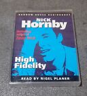High Fidelity   Nick Hornby Cassette Audiobook Read By Nigel Plater