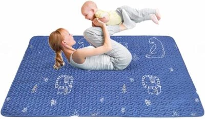 Baby Crawling Mat,Anti Slip Baby Activity Mat,Quilted Mat for Playtent - Image 1 of 4