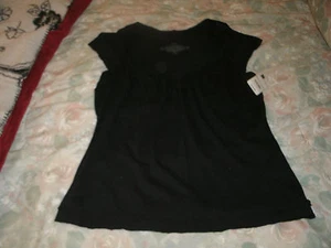 Mix it ladies black knit top new with tags from JCPENNYS size large - Picture 1 of 5