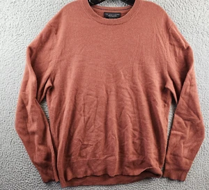 The Men's Store at Bloomingdale's Cashmere Crewneck Sweater Men's L Brick L/S + - Picture 1 of 12