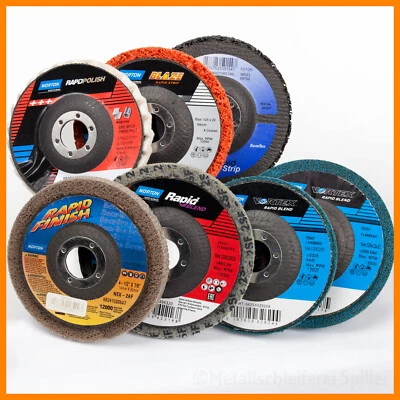 Reinigungsscheibe Kompaktscheibe Polierscheibe Lamellenscheibe f Winkelschleifer - Bild 1 von 4