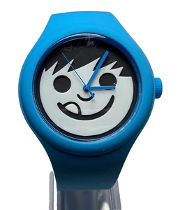 Neff Daily Watch Japanese Automatic Silicone Blue Analog Skate Surf Ski 5ATM - Picture 1 of 6