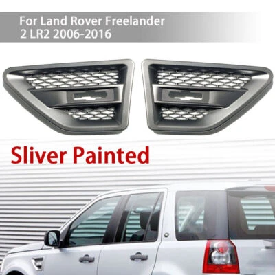 Griglia copri bocchetta aria lato argento per Land Rover Freelander 2 LR2 2006-2016 - Immagine 1 di 4