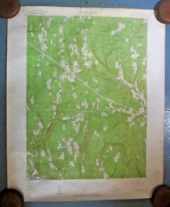 Vintage Original USGS Topography Map, Massachusetts-VT Heath Quadrangle,1961 Ed. - Picture 1 of 6