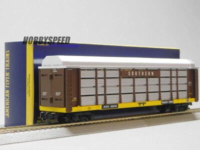 LIONEL AMERICAN FLYER S GAUGE SOUTHERN AUTORACK #950703 freight car 2319052 NEW - Image 1 of 4